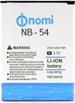 Фото Nomi NB-54 2000 mAh