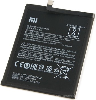 Фото Xiaomi BN36 2910/3010 mAh