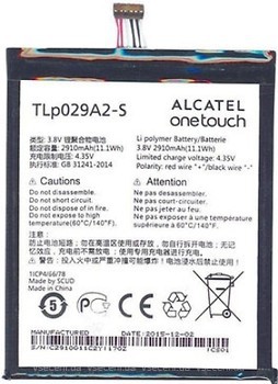 Фото Alcatel TLp029A2-S 2910 mAh