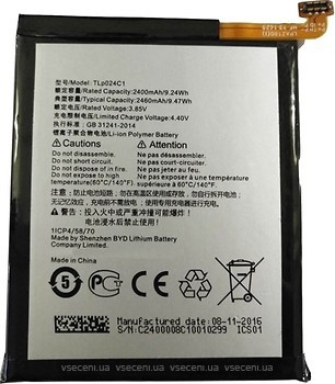 Фото Alcatel TLp024C1 2400 mAh