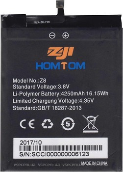 Фото Homtom Zoji Z8 4250mAh