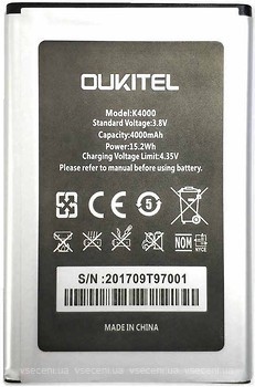 Фото Oukitel K4000 4000 mAh