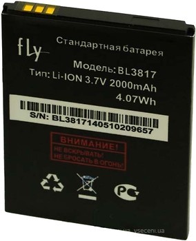 Фото Fly BL3817 2000 mAh