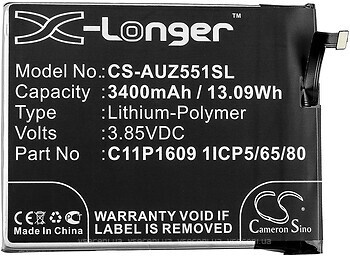 Фото Cameronsino CS-AUZ551SL 3400 mAh