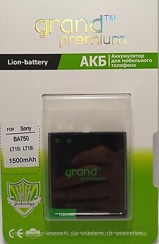 Фото Grand Premium Sony BA-750 1500 mAh