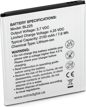 Фото ExtraDigital Lenovo BL225 2150 mAh