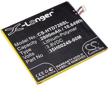 Фото X-Longer HTC 35H00249-00M 2800 mAh (CS-HTD728SL)