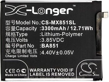 Фото X-Longer Meizu BA851 3300 mAh (CS-MX822SL)