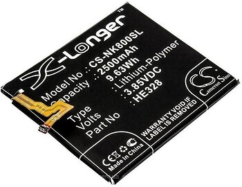 Фото X-Longer Nokia HE328 2500 mAh (CS-NK800SL)