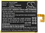 Фото Cameronsino CS-LVT700SL 3400 mAh