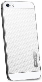 Фото Spigen Skin Guard Set Series Carbon White for iPhone 5/5S/SE (SGP09569)