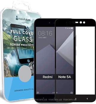 Фото MakeFuture Full Cover Xiaomi Redmi Note 5A Black (MGFC-XRN5AB)