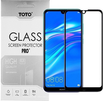 Фото Toto 5D Full Cover Tempered Glass Huawei Y7 2019 Black