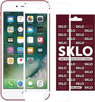 Фото SKLO 3D Full Glue Apple iPhone 7 Plus/8 Plus White