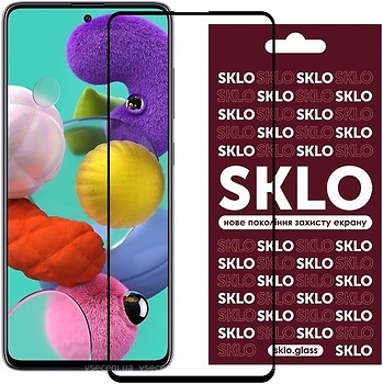 Фото SKLO 3D Full Glue Samsung Galaxy A51 A515/M31s M317 Black