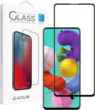 Фото Acclab Full Glue Samsung Galaxy A71 A715 2020 Black (1283126508622)