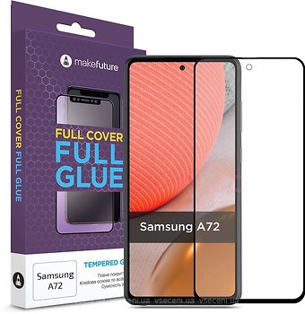 Фото MakeFuture Full Cover Full Glue Samsung Galaxy A72 SM-A725 Black (MGF-SA72)
