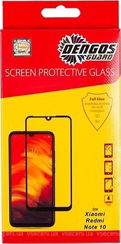 Фото Dengos Full Glue Xiaomi Redmi Note 10 Black (TGFG-170)