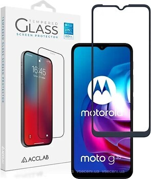 Фото Acclab Full Glue Motorola Moto G10/G30 Black (1283126514371)