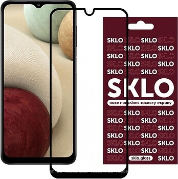 Фото SKLO 3D Full Glue Samsung Galaxy A02/A02s/A03s/A12/M02/M02s/M12 Black