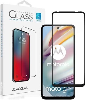 Фото Acclab Full Glue Motorola Moto G60s Black (1283126521171)