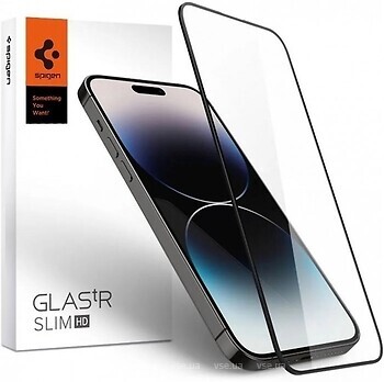 Фото Spigen Glas.tR Slim HD Apple iPhone 14 Pro Max Black (AGL05209)