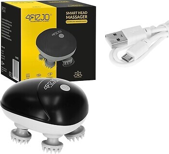 Фото 4FIZJO Smart Head Massager Black (4FJ0620)