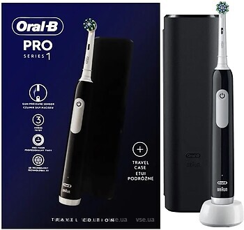 Фото Oral-B Pro 1 CrossAction Black (D305.513.3X)