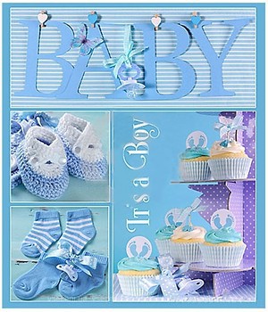 Фото EVG Baby collage Blue 56 шт (BKM4656)