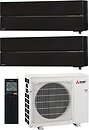 Фото Mitsubishi Electric Premium Hyper Heating Black Multi 53 (9+9)