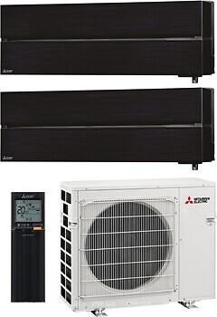 Фото Mitsubishi Electric Premium Hyper Heating Black Multi 53 (9+9)