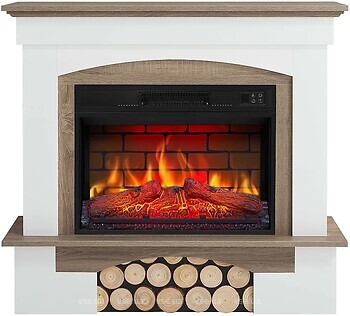 Фото ArtiFlame Woodley AF23BS белый/дуб серый
