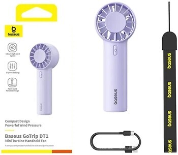 Фото Baseus GoTrip DT1 Mini Turbine Nebula Purple