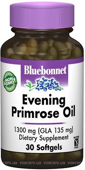 Фото Bluebonnet Nutrition Evening Primrose Oil 1300 мг 30 капсул