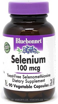 Фото Bluebonnet Nutrition Selenium 100 мкг 90 капсул