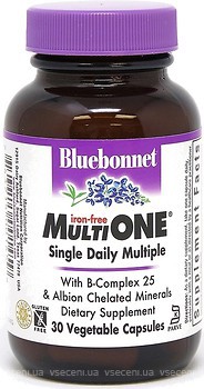 Фото Bluebonnet Nutrition MultiONE Single Daily Multiple Iron-Free 30 капсул