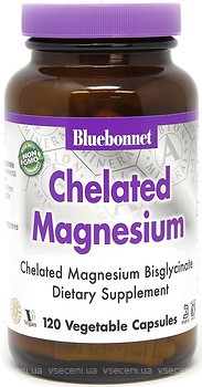 Фото Bluebonnet Nutrition Albion Chelated Magnesium 200 мг 120 капсул