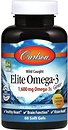 Фото Carlson Labs Wild Caught Elite Omega-3 со вкусом лимона 1600 мг 60 капсул (CAR-01716)