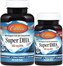 Фото Carlson Labs Norwegian Fish Oil Concentrate Super DHA 60+20 капсул