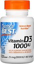 Фото Doctor's Best Vitamin D3 1000 IU 25 мкг 180 капсул (DRB00209)