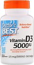 Фото Doctor's Best Vitamin D3 5000 IU 125 мкг 360 капсул (DRB00250)