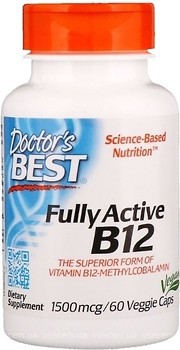 Фото Doctor's Best Fully Active B12 1500 мкг 60 капсул (DRB00286)
