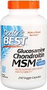 Фото Doctor's Best Glucosamine Chondroitin MSM with OptiMSM 240 капсул (DRB00081)