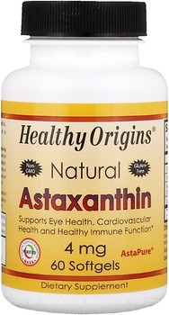 Фото Healthy Origins Astaxanthin 4 мг 60 капсул (HOG84913)