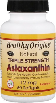 Фото Healthy Origins Triple Strength Astaxanthin 12 мг 60 капсул (HOG84925)