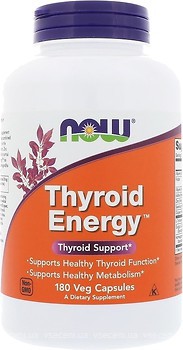 Фото Now Foods Thyroid Energy 180 капсул (03369)