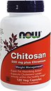 Фото Now Foods Chitosan 500 мг Plus Chromium 120 капсул (02025)