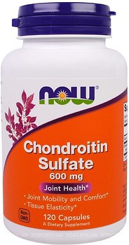 Фото Now Foods Chondroitin Sulfate 600 мг 120 капсул (03226)