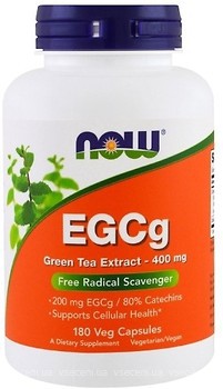 Фото Now Foods EGCg Green Tea Extract 400 мг 180 капсул (04757)