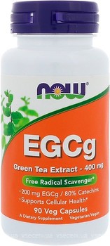 Фото Now Foods EGCg Green Tea Extract 400 мг 90 капсул (04704)